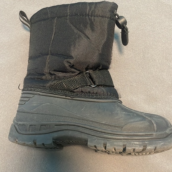 Merence Toddler Black Heavy Rain Snow Boots - Picture 4 of 17